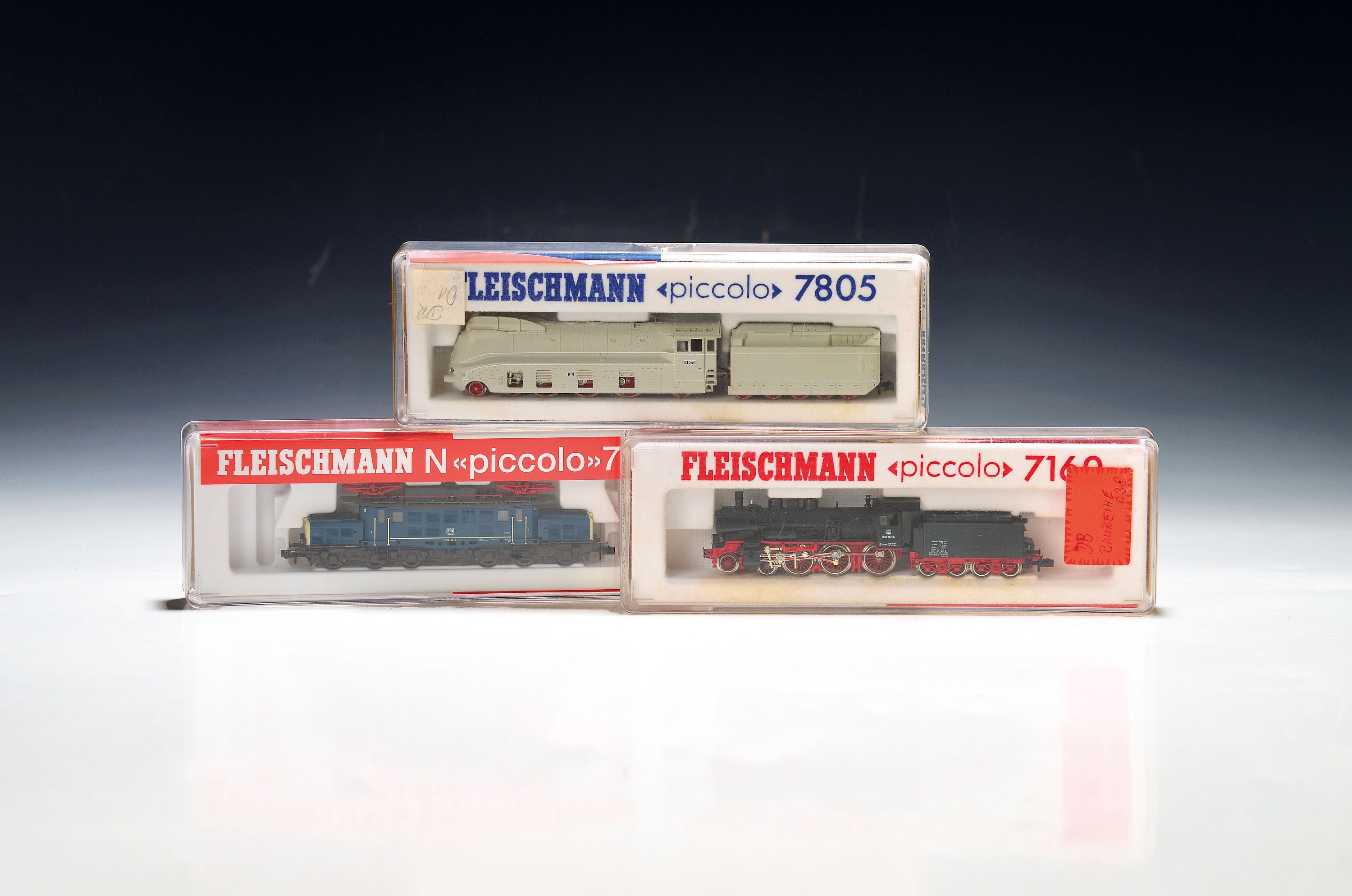 Image 27132762 - Konvolut Modelleisenbahnen Spur N, Fleischmann piccolo, 13 Loks: E-Lok BR194 7395, 7030, ...