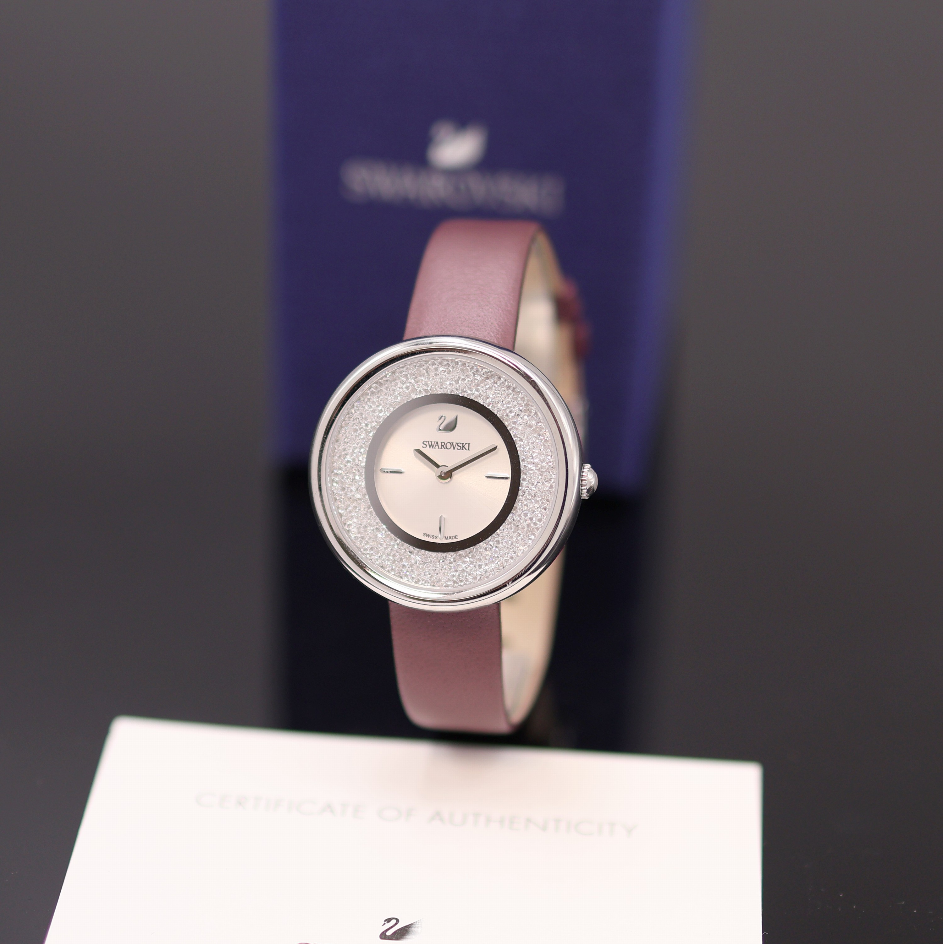 Image 27132783 - SWAROVSKI ungetragene Damenarmbanduhr Serie Crystalline Pure Referenz 5295355, quarz, ...