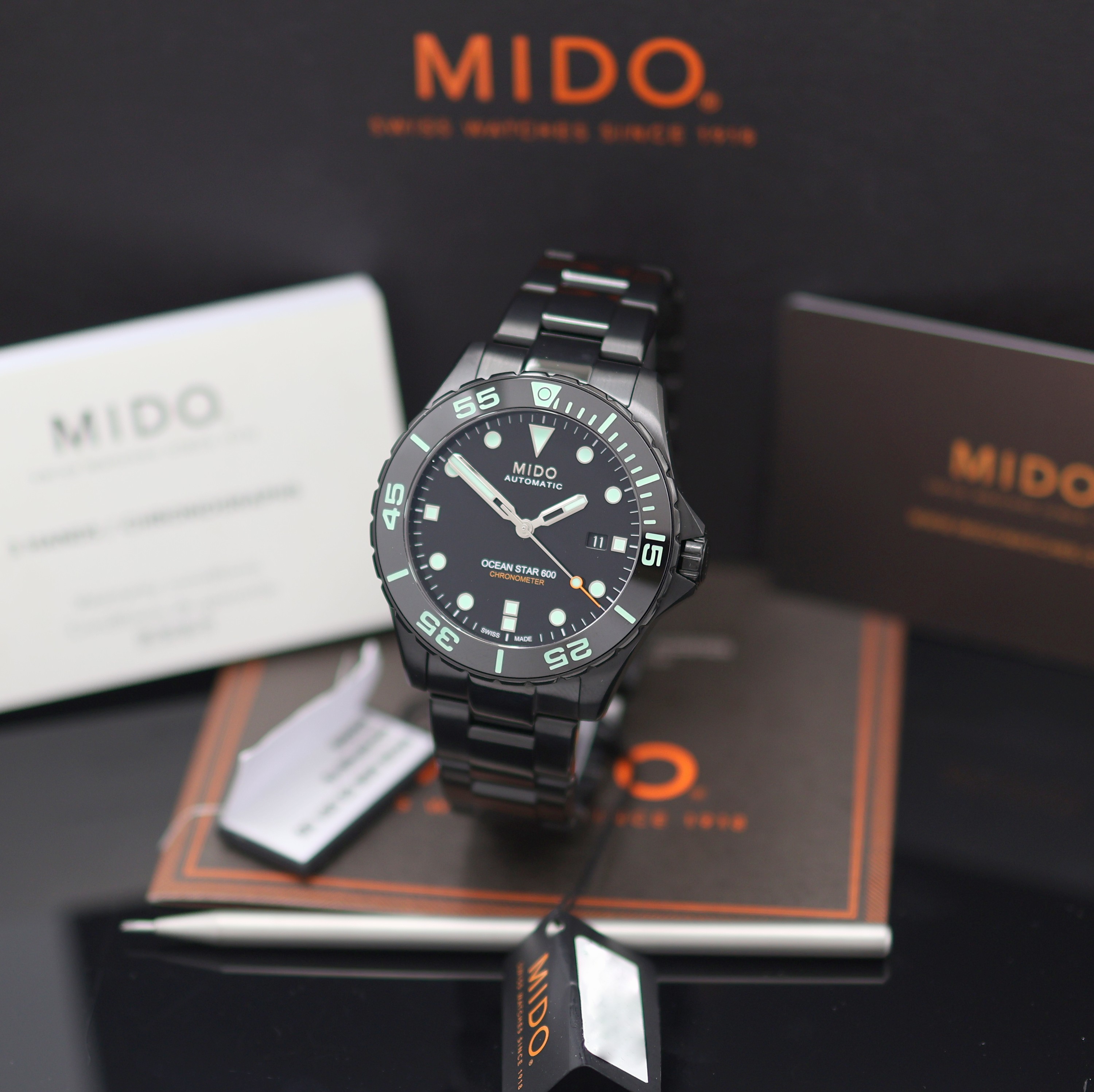 Image 27132788 - MIDO Ocean Star 600 Chronometer Herrenarmbanduhr Referenz M026.608.33.051.00, Automatik, ...