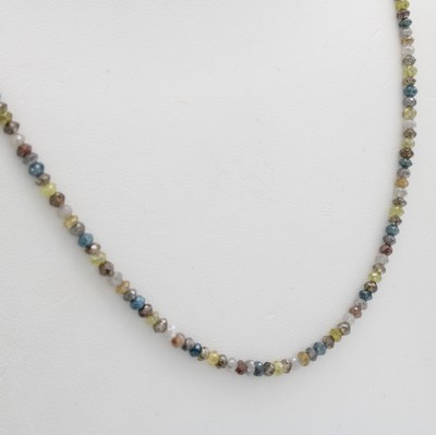 27132746a - Diamantstrang, multicolorfarb. Diamanten zus. ca. 32 ct, L. ca. 43 cm Schätzpreis: ...