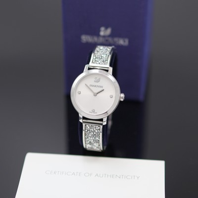 Image SWAROVSKI unworn ladies wristwatch Cosmic RockBangle reference 5376080, quartz, stainless ...