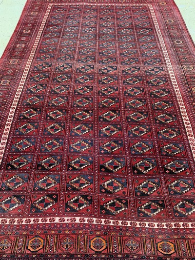 27132808g - Belutsch, Persien, Mitte 20.Jhd, Wolle auf Wolle, ca. 310 x 205 cm, EHZ: 2-3 ...