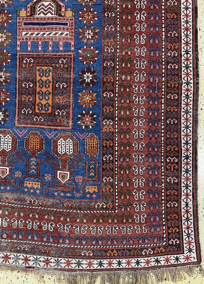 27132811a - ´Tachte´Schirwan antik, Kaukasus, um 1900, Wolle auf Wolle, ca. 280 x 160 cm, EHZ: 3 ...