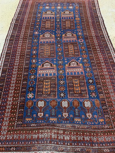 27132811f - ´Tachte´Schirwan antik, Kaukasus, um 1900, Wolle auf Wolle, ca. 280 x 160 cm, EHZ: 3 ...