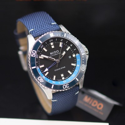 27132824b - MIDO Ocean Star GMT Herrenarmbanduhr Referenz M026.629.17.051.00, Automatik, ...
