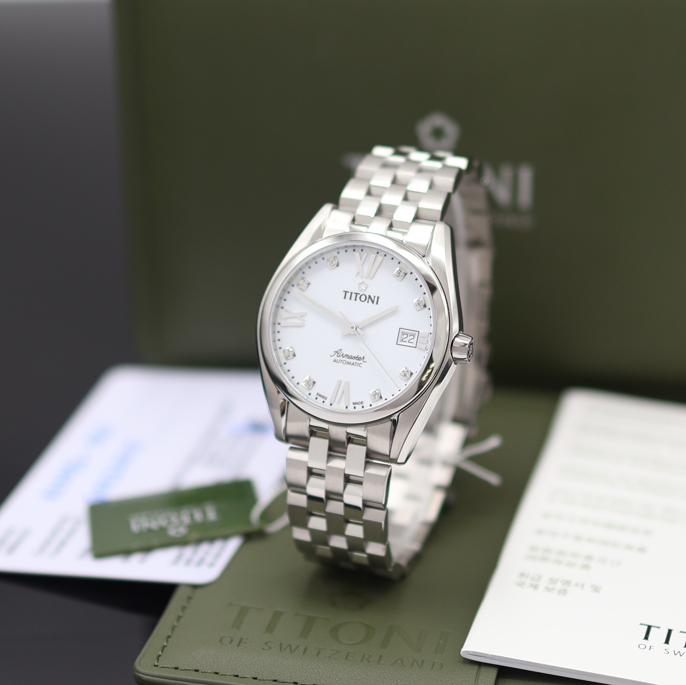 Image 27132957 - TITONI Airmaster ungetragene Armbanduhr Referenz 83909S-063, Schweiz, Automatik, ...