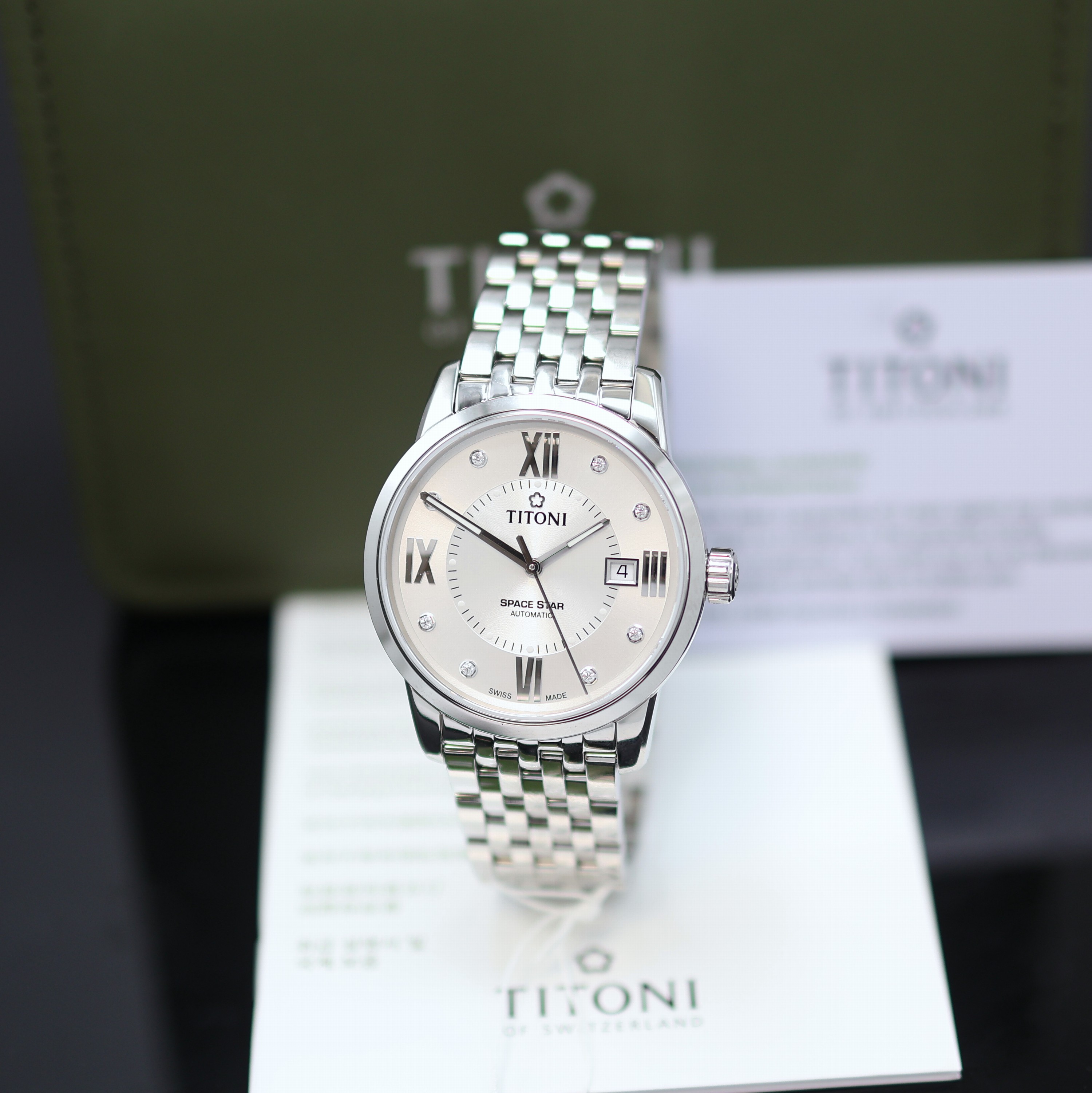 Image 27132961 - TITONI Space Star ungetragene Herrenarmbanduhr Referenz 835385-099, Schweiz, Automatik, ...