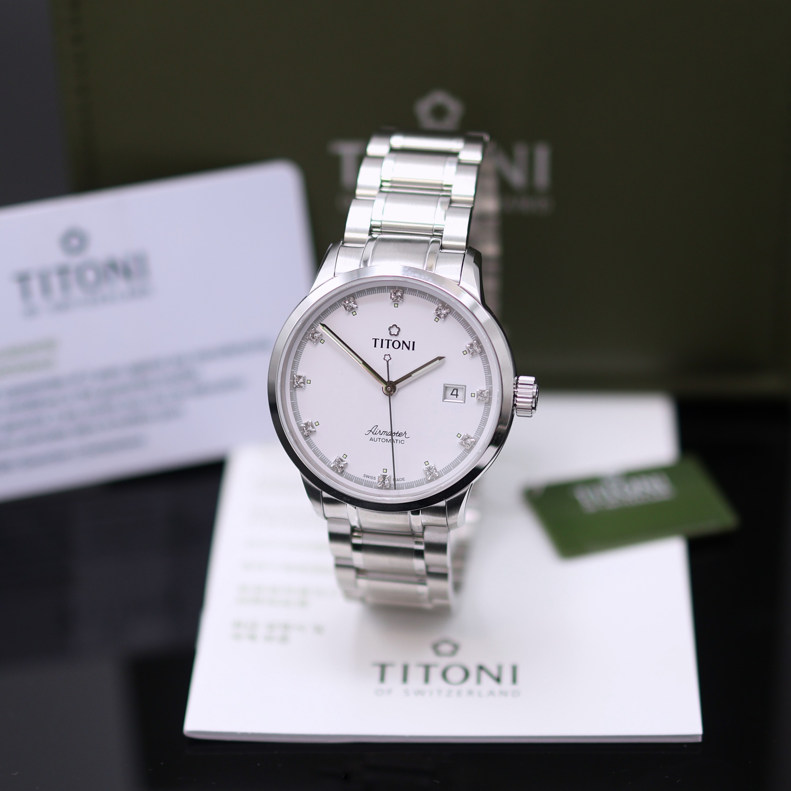 Image 27132985 - TITONI Airmaster ungetragene Herrenarmbanduhr Referenz 837335-556, Schweiz, Automatik, ...