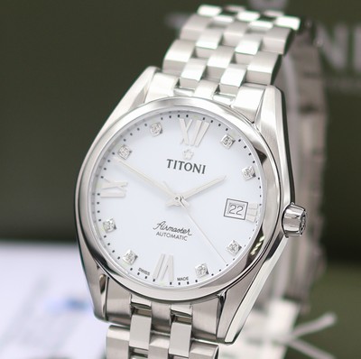 27132957a - TITONI Airmaster ungetragene Armbanduhr Referenz 83909S-063, Schweiz, Automatik, ...