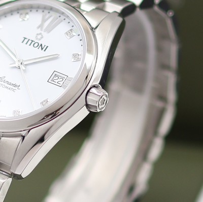 27132957b - TITONI Airmaster ungetragene Armbanduhr Referenz 83909S-063, Schweiz, Automatik, ...