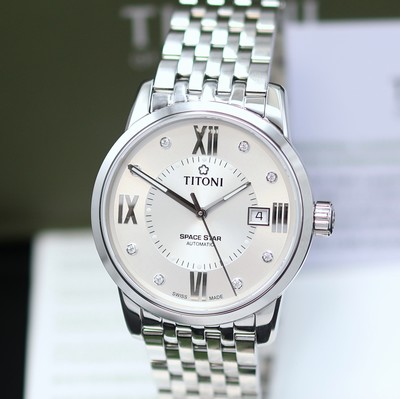 27132961a - TITONI Space Star ungetragene Herrenarmbanduhr Referenz 835385-099, Schweiz, Automatik, ...
