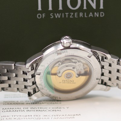 27132961f - TITONI Space Star ungetragene Herrenarmbanduhr Referenz 835385-099, Schweiz, Automatik, ...
