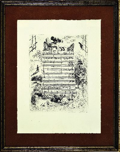 27132971k - Max Slevogt, 3 orig. Radierungen zu Mozarts Zauberflöte, handsigniert, verlegt bei Paul ...