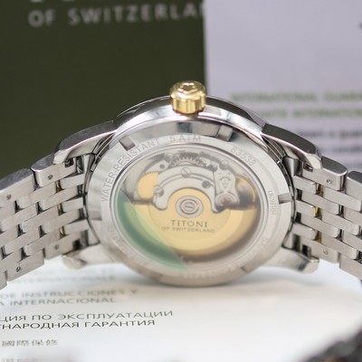 27132987e - TITONI Space Star ungetragene Herrenarmbanduhr Referenz 83538 SY-099, Schweiz, ...
