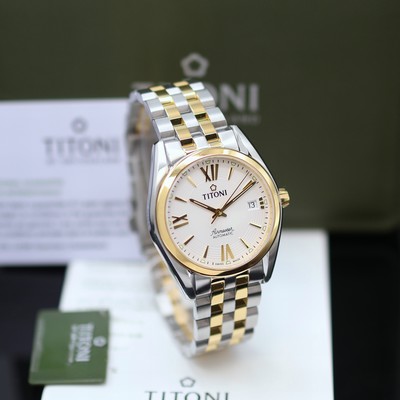 27132989b - TITONI Airmaster ungetragene Herrenarmbanduhr Referenz 83909 SY-342, Schweiz, Automatik, ...