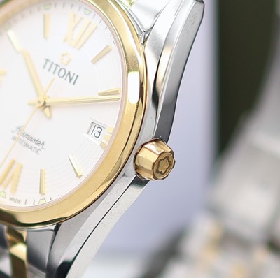 27132989c - TITONI Airmaster ungetragene Herrenarmbanduhr Referenz 83909 SY-342, Schweiz, Automatik, ...
