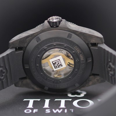 27133005e - TITONI Seascoper Chronometer ungetragene Herrenarmbanduhr Referenz 83600 C-BL-2562, ...