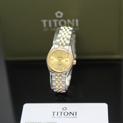 Image TITONI Airmaster unworn wristwatch reference 23909 S4-064, Switzerland, self winding, ...