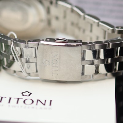 27133283d - TITONI Airmaster ungetragene Herrenarmbanduhr Referenz 93808 SRG-616, Schweiz, ...