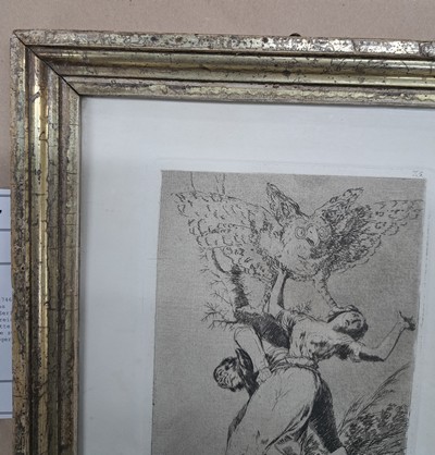27133299f - Francisco de Goya y Lucientes, 1746-1828, Radierung ´No hay quien nos desate?´, Blatt 75 ...