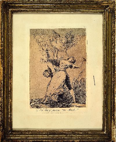 27133299k - Francisco de Goya y Lucientes, 1746-1828, Radierung ´No hay quien nos desate?´, Blatt 75 ...