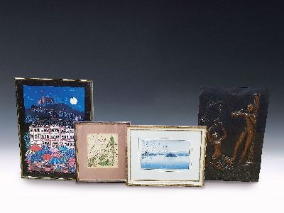 27133302a - 4 Kunstdrucke Regina Wachtmeister, dazu 13 Rahmen mit Kunstdrucken, versch., Größen, ...