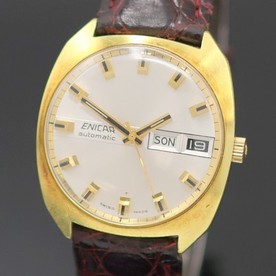 27133305a - ENICAR Herrenarmbanduhr mit Tag und Datum Serie Ocean Pearl Referenz 147-01-02, ...