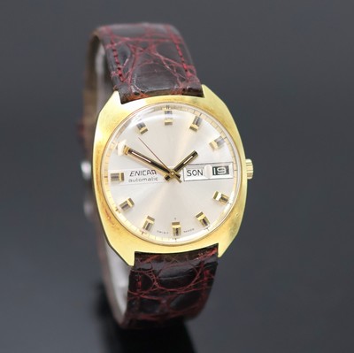 27133305b - ENICAR Herrenarmbanduhr mit Tag und Datum Serie Ocean Pearl Referenz 147-01-02, ...