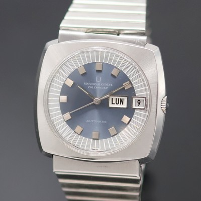 27133307a - UNIVERSAL GENEVE Polerouter vintage Herrenarmbanduhr Referenz 872101, Automatik, Schweiz ...