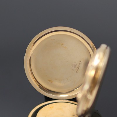 27133311a - RECORD WATCH Herrensavonette in RoseG 585/000, Schweiz um 1915, glattes Geh. dell., ...
