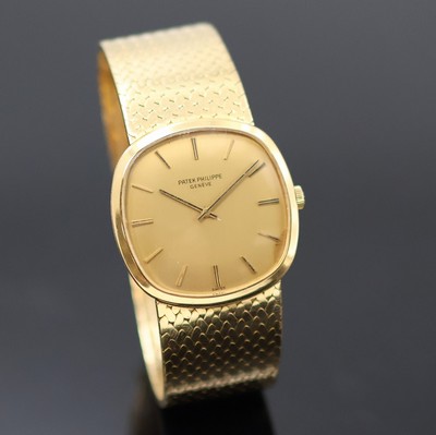 27133334b - PATEK PHILIPPE Herrenarmbanduhr Referenz 3544 in GG 750/000, Schweiz um 1975, ...