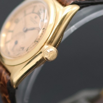 27133335b - ROLEX Bubble-Back Armbanduhr Referenz 4984 in RG 750/000, Schweiz um 1945, Automatik, ...