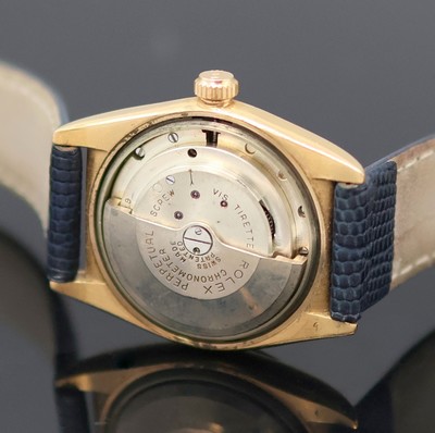 27133336e - ROLEX Bubble-Back Armbanduhr in RoseG 750/000 Referenz 3372, Schweiz um 1945, Automatik, ...