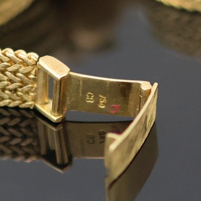 27133338d - BUCHERER / ROLEX ausgefallene Damenarmbanduhr mit Diamantbesatz in GG 750/000, Schweiz ...