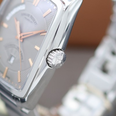 27133369c - ARMAND NICOLET Day & Date Armbanduhr Referenz 9630A-AG-M9630, Automatik, Schweiz um ...