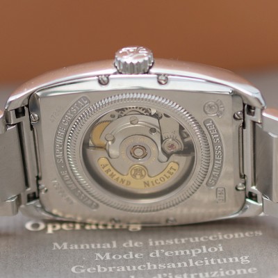 27133369e - ARMAND NICOLET Day & Date Armbanduhr Referenz 9630A-AG-M9630, Automatik, Schweiz um ...