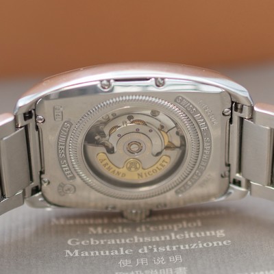 27133369f - ARMAND NICOLET Day & Date Armbanduhr Referenz 9630A-AG-M9630, Automatik, Schweiz um ...