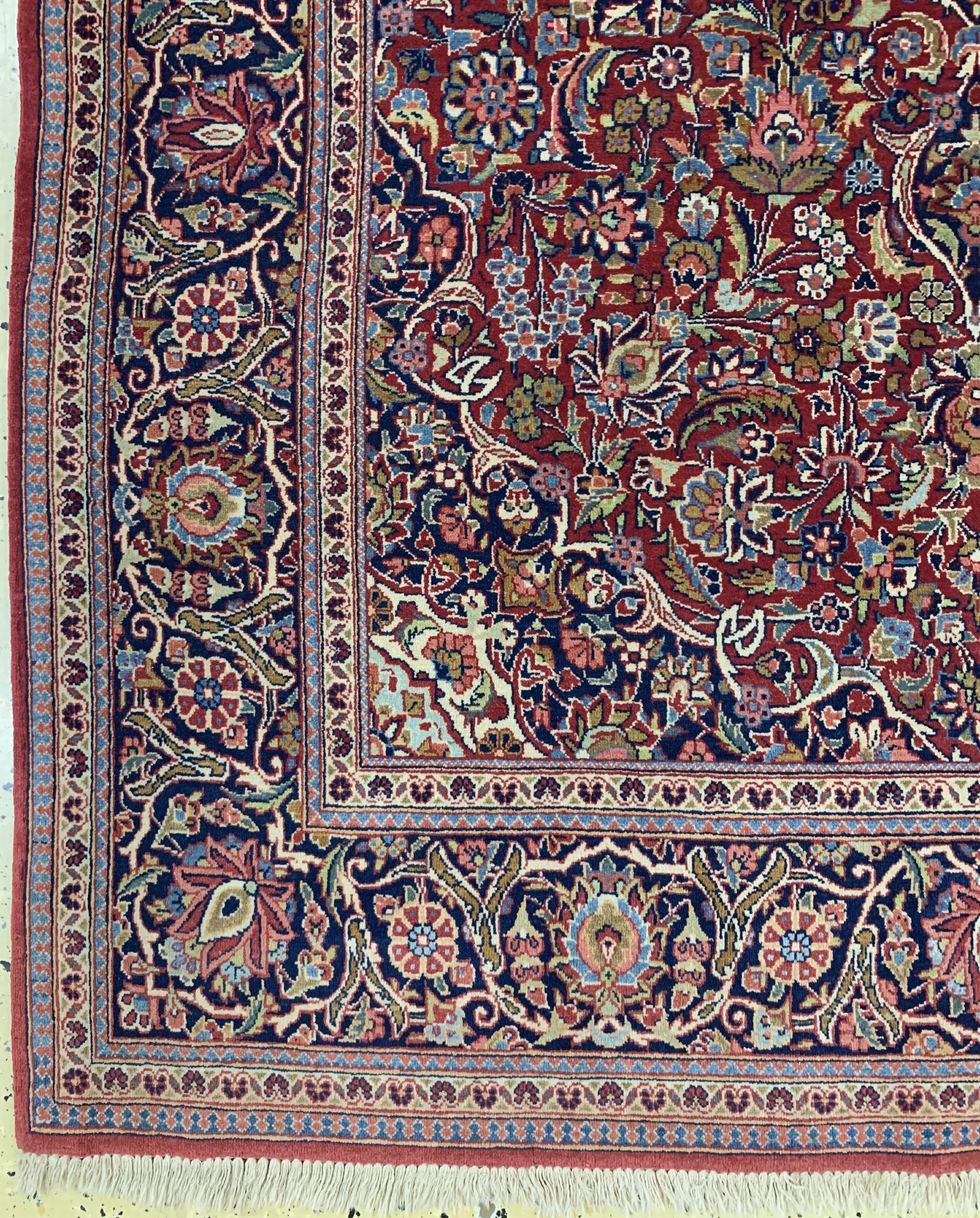 Detail b: Keschan Kork fein, Persien, Anfang 20.Jhd, Korkwolle auf Baumwolle, ca. 205 x 136 cm, EHZ: 2