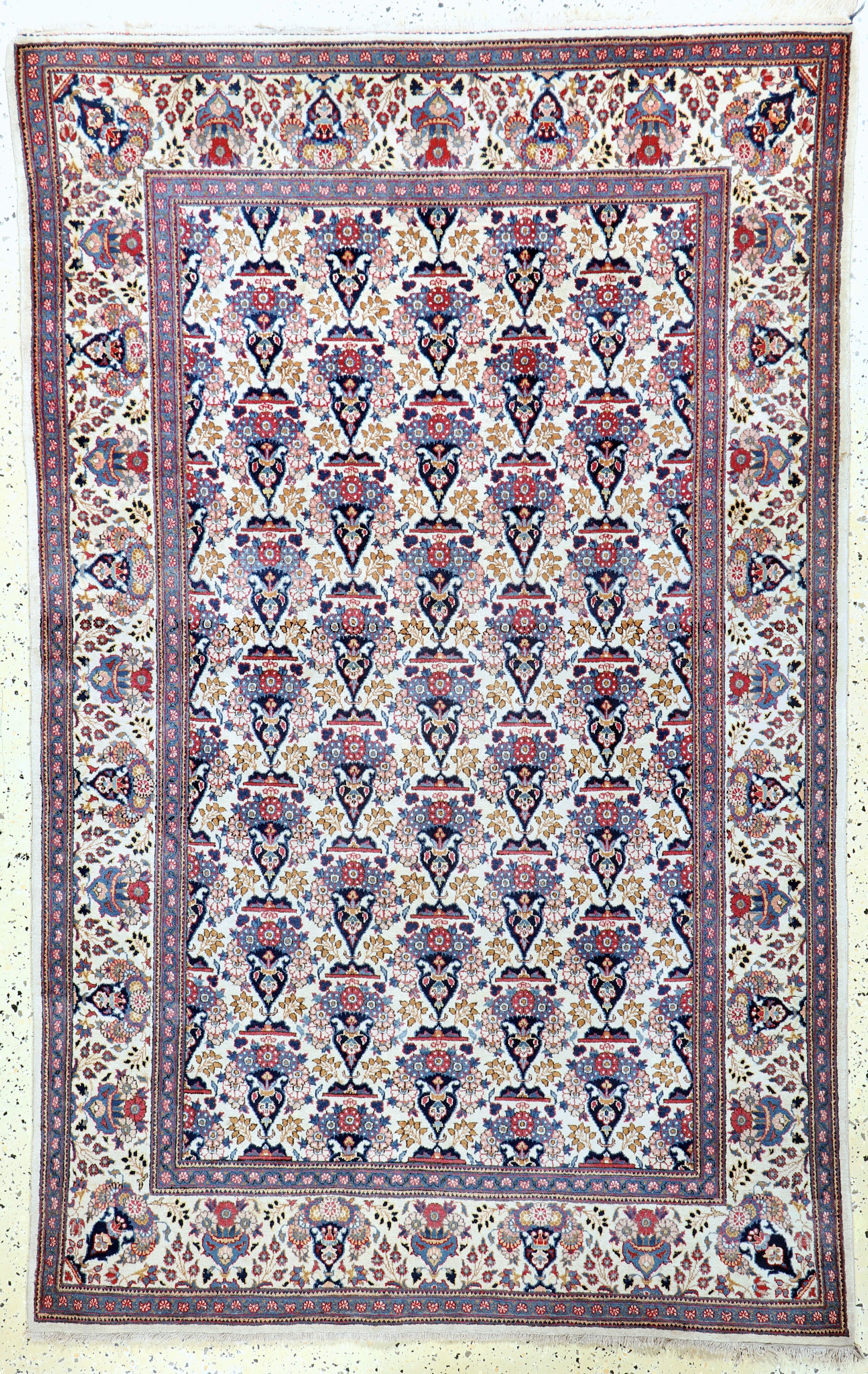 Image 27133574 - Keschan Kork fein, Persien, Anfang 20.Jhd, Korkwolle auf Baumwolle, ca. 213 x 134 cm, ...