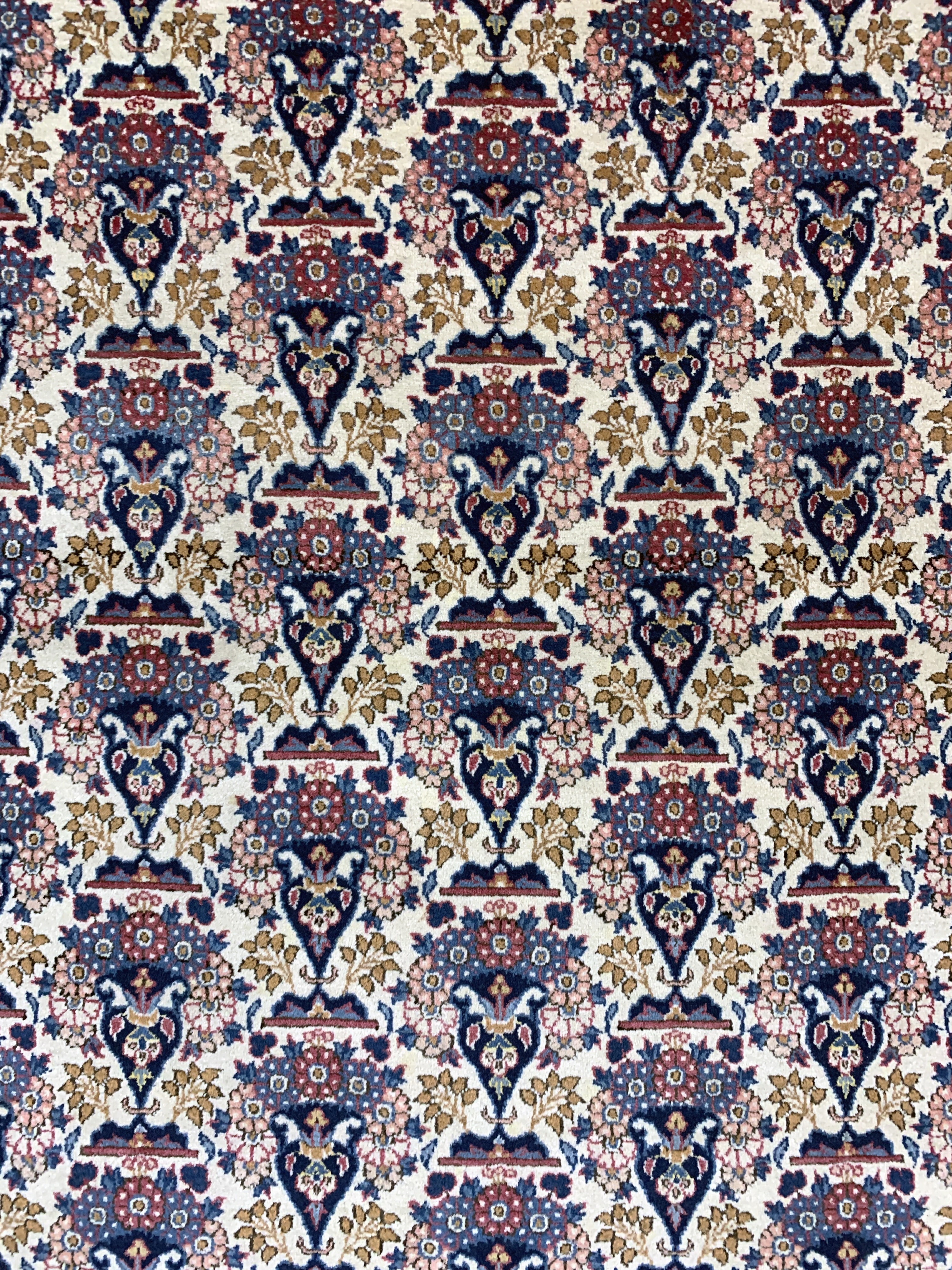 Detail e: Keschan Kork fein, Persien, Anfang 20.Jhd, Korkwolle auf Baumwolle, ca. 213 x 134 cm, EHZ: 2