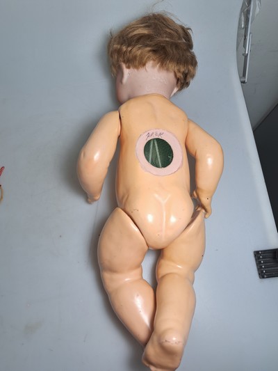 27133562d - Zwei Porzellankopfpuppen: Heubach & Köppelsdorf 342.3, braune Schlafaugen, offener Mund ...