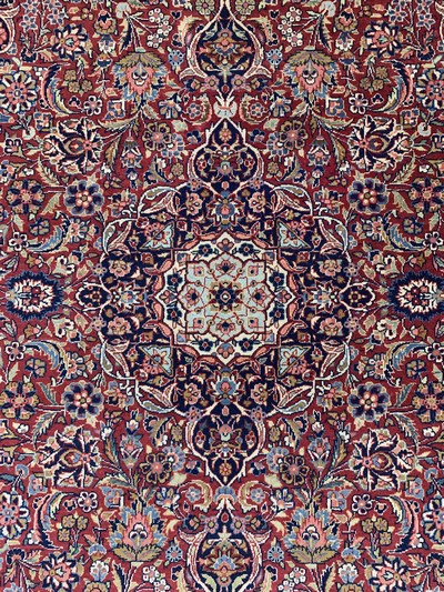 27133573c - Keschan Kork fein, Persien, Anfang 20.Jhd, Korkwolle auf Baumwolle, ca. 205 x 136 cm, ...