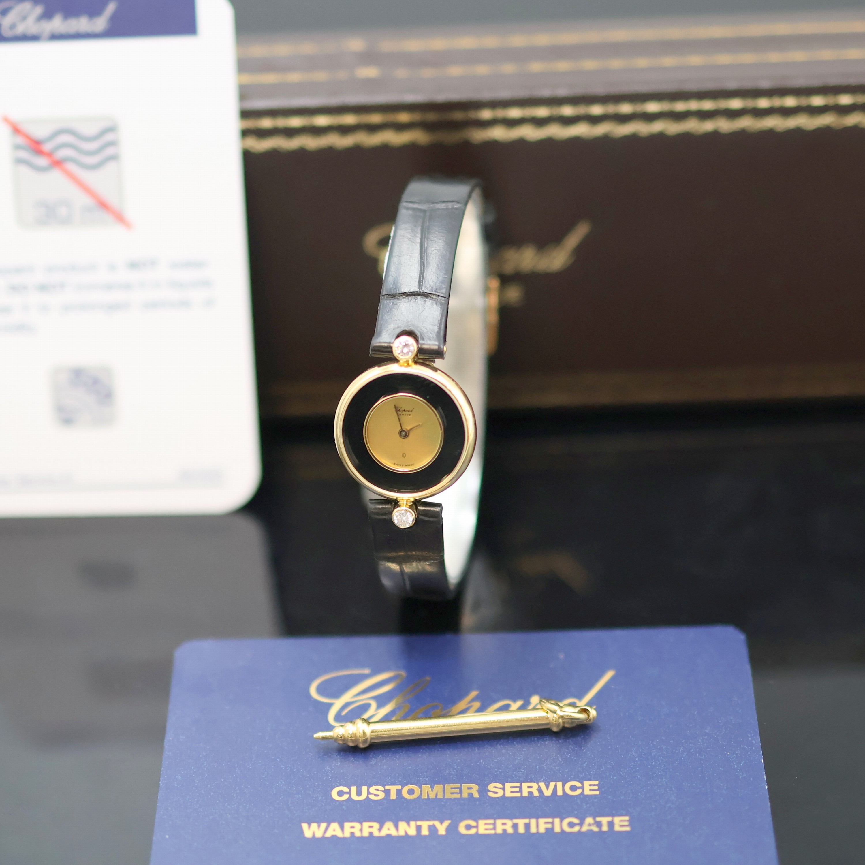 Image 27133709 - Chopard Diamantbesetzte Damenarmbanduhr in GG 750/000 Referenz 4070, Schweiz um 1999, ...
