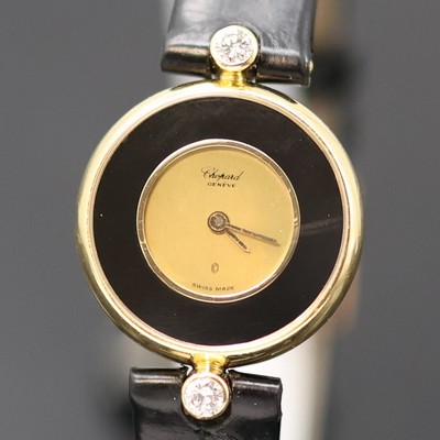 27133709a - Chopard Diamantbesetzte Damenarmbanduhr in GG 750/000 Referenz 4070, Schweiz um 1999, ...