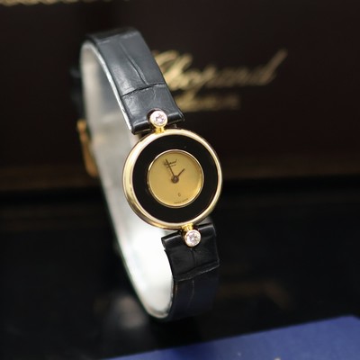 27133709b - Chopard Diamantbesetzte Damenarmbanduhr in GG 750/000 Referenz 4070, Schweiz um 1999, ...