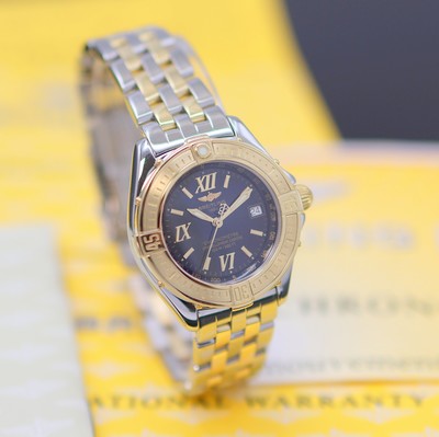 27133912b - BREITLING Lady B-Class Chronometer Damenarmbanduhr Referenz D67365, quarz, ...