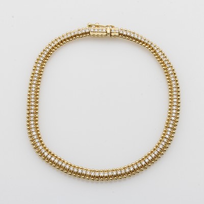 27133933a - Armband mit Brillanten, GG 585/000, Brill. mittig gef. zus. ca. 1.20 ct Weiß/p, ...