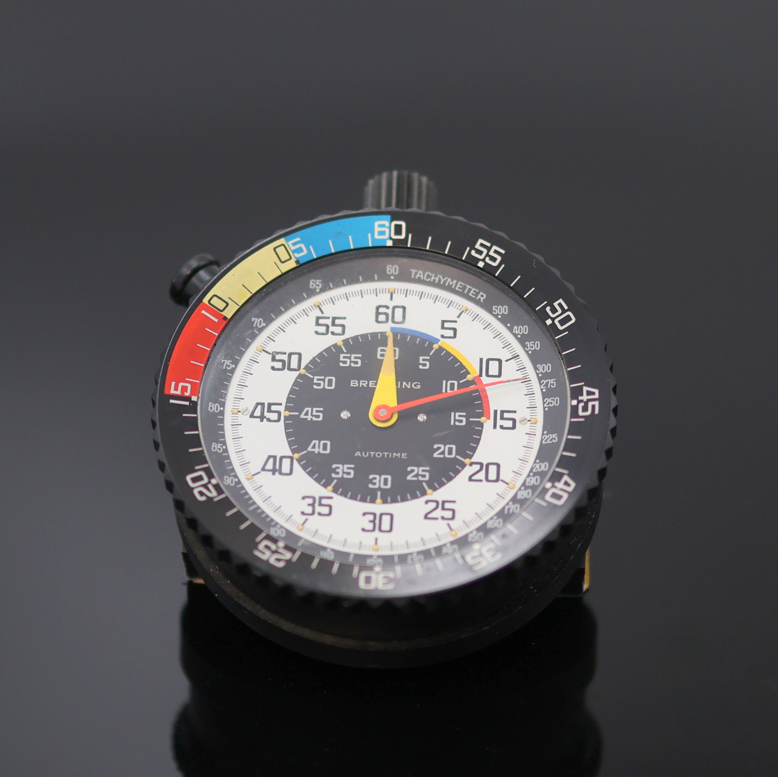 Image 27134019 - BREITLING Autotime seltene Borduhr, Schweiz um 1970, Fiberglas-Geh., drehb. Lünette m. ...
