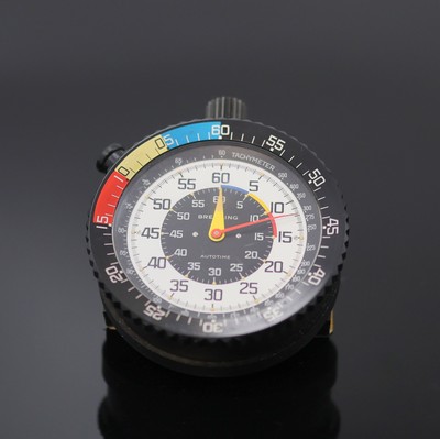 Image BREITLING Autotime rare board watch, Switzerland around 1970, fiberglass-case, revolving ...