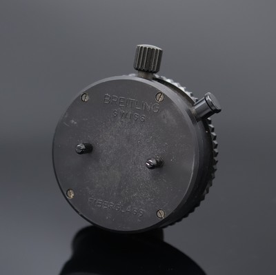 27134019d - BREITLING Autotime seltene Borduhr, Schweiz um 1970, Fiberglas-Geh., drehb. Lünette m. ...